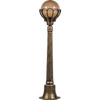 Светильник садово-парковый "Верона" малая Feron PL5046 220В 60Вт E27 IP44 Черное золото 1020мм картинка 